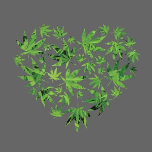 Weed Leaf Heart