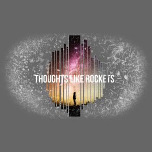 Thoughts Like Rockets Broken Universe White Design