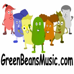 Green Bean's Music Apparel Black Logo