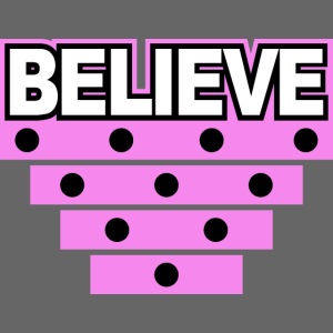 Believe Logo pink