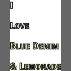 Love Blue Denim and Lemonade Tag Patch Brand