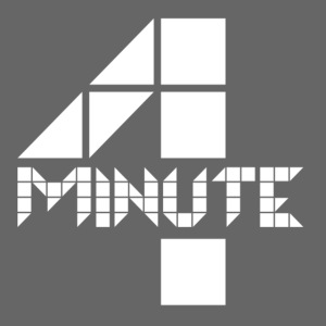 4Minute Logo in White Women's Hoodie