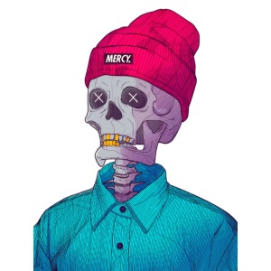 Skeleton gang member