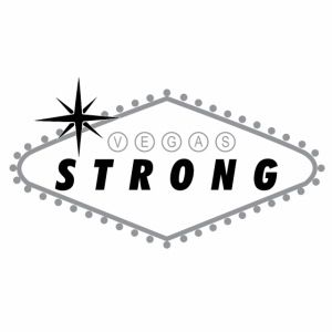 Vegas Strong Sign (grey)