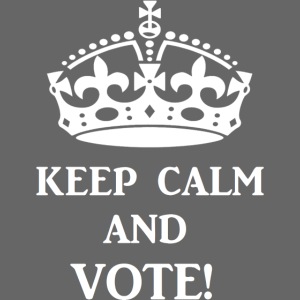keep calm vote wht
