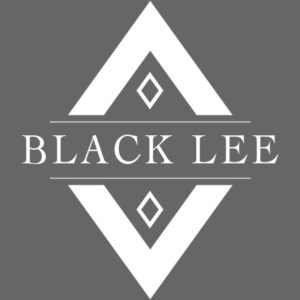 Black Lee Transparent Logo White T SHIRT