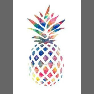 Colorful of Love Pineapple