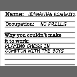 Jonathan Roshwitz Occupation