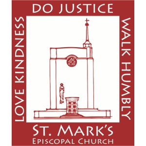 St Mark's Logo Dark Red