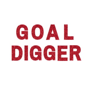Red Glitter Goal Digger
