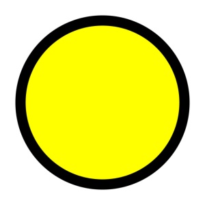 Circle yellow svg