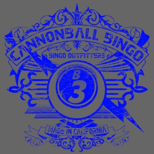 Vintage Cannonball Bingo Crest Blue