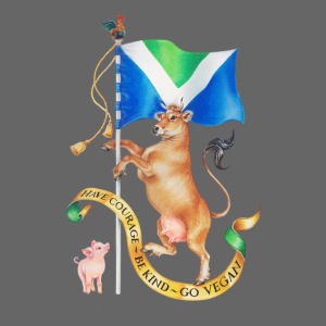 The international vegan flag Coat of Arms