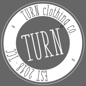 Turn Clothing Co logo black circle