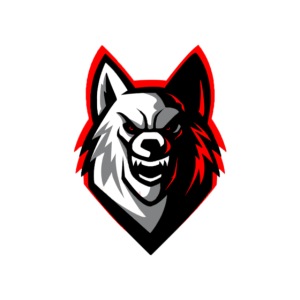 clean wolf logo by akther brothers no watermark
