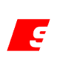 S logo red white