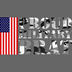 USA FLAG PROUD MILITARY BRAT USATS