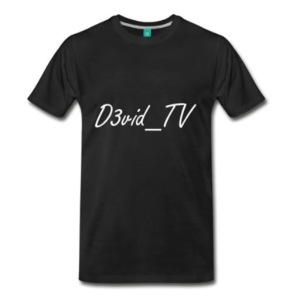 Čierne tričko D3vid_TV