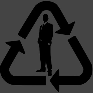 Recycle (Man Logo 1 - Dark)