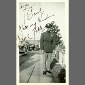 clark gable in uniform ww2 large photo