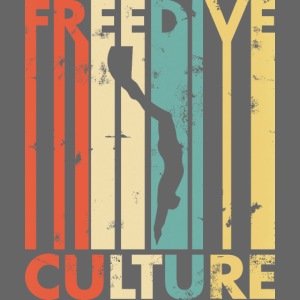 Freedive Culture Vintage Style Silhouette