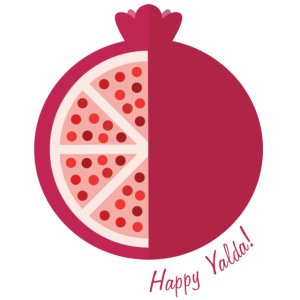 Happy yalda Pomegranate