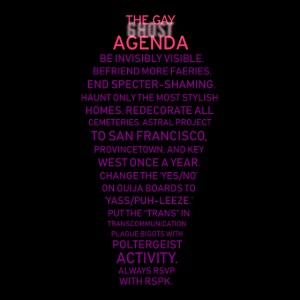 Gay Ghost Agenda