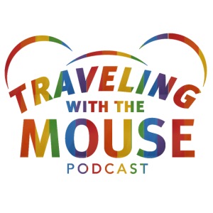 Traveling With The Mouse logo - Rainbow