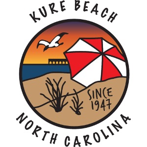 Kure Beach Sunrise-Black Lettering-Front Only