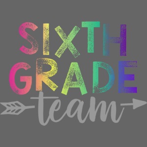 Sixth Grade Team Teacher T-Shirts Rainbow
