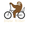 Slow Rider Sloth Cyclisme Équitation Vélo Vélo Paresseux
