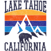 Lake Tahoe California Vintage Souvenir