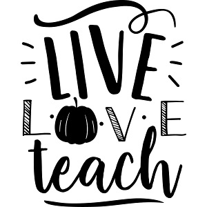 Live Love Teach Pumpkin Halloween Teacher T-Shirts