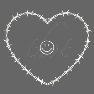 Barbed Wire Heart Tote Bag