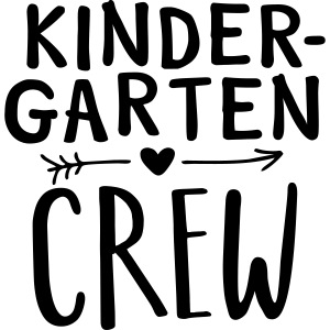Kindergarten Crew Heart Arrow Teacher T-Shirts