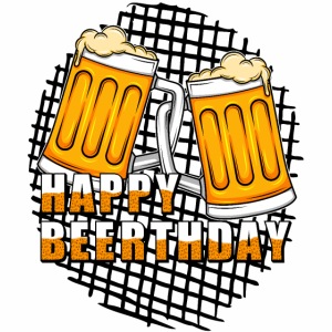 Happy Beerthday - Funny Happy Birthday Gift Idea