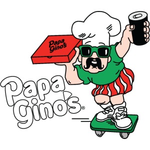 Skateboarding Papa Gino