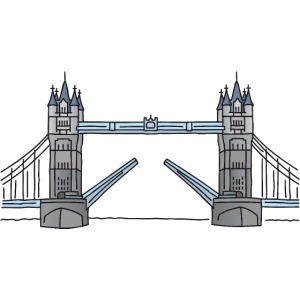 London tower bridge, landmark of London UK