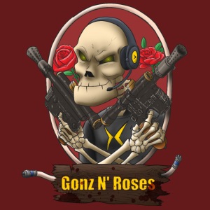 Gonz and Roses t shirt
