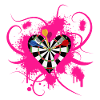 Dartboard Heart