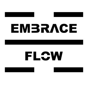 Embrace Flow Black Letters