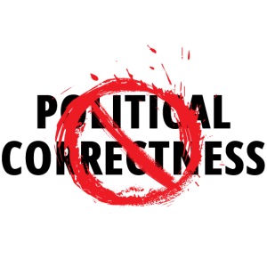 POLITICAL CORRECTNESS (restricted symbol over)