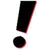 Exclamation shadow