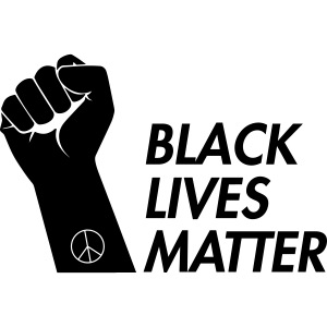 Black lives matter fist