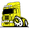 scania Comic style truck