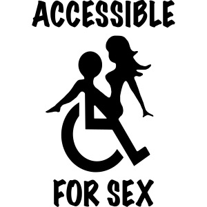 Wheelchair users are very accessible for sex