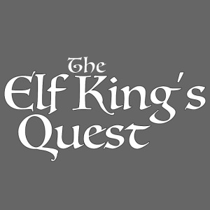 "The Elf King's Quest" Logo White