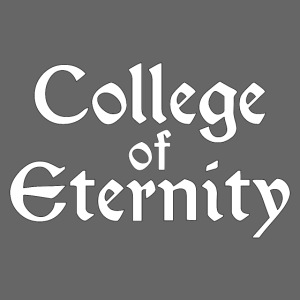 "College of Eternity" Logo White