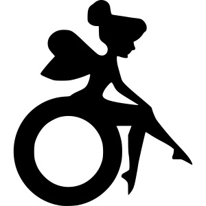 Image of a Wheelchair angel