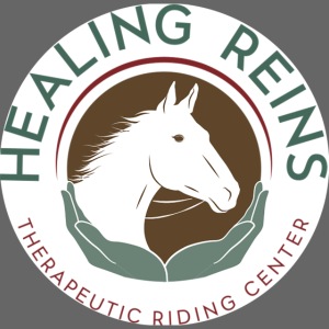 Healing Reins White Circle Large Logo